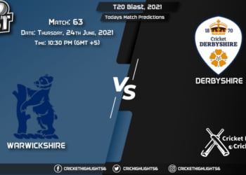 T20 Blast, 2021, Match 63 WAS vs DER, Playing 11 & Today's Match Predictions