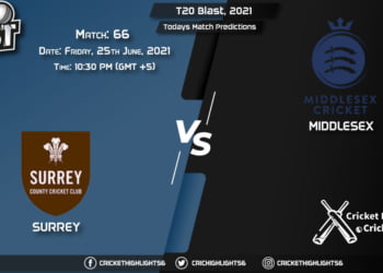 T20 Blast, 2021, Match 66 SUR vs MID, Playing 11 & Today's Match Predictions