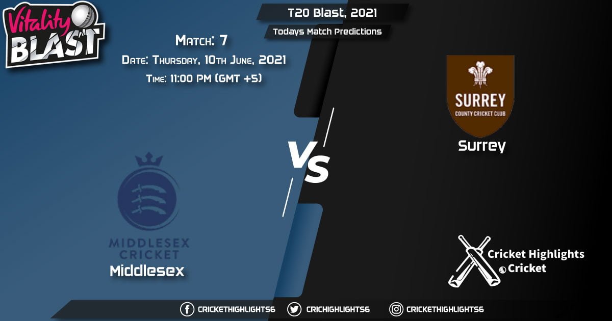 T20 Blast, 2021, Match 7 YOR vs WAS, Playing 11 & Today's Match Predictions