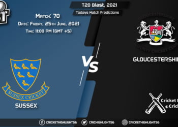 T20 Blast, 2021, Match 70 SUS vs GLO, Playing 11 & Today's Match Predictions