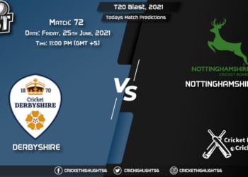 T20 Blast, 2021, Match 72 DER vs NOT, Playing 11 & Today's Match Predictions