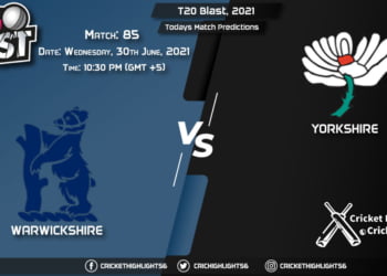 T20 Blast, 2021, Match 85 WAS vs YOR, Playing 11 & Today's Match Predictions