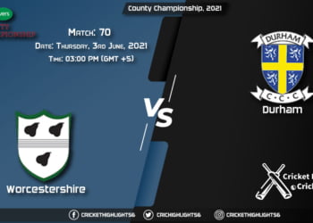 WOR vs DUR, Live Scorecard, Match 70, June 3, 2021, Live Cricket Score, County Championship, 2021