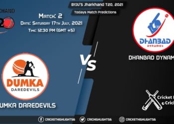 BYJU'S Jharkhand T20, 2021 Match 2 DUM vs DHA, Playing 11 & Today's Match Predictions