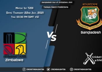 Bangladesh tour of Zimbabwe, 2021, Match 1st T20I ZIM vs BAN, Playing 11 & Today's Match Predictions