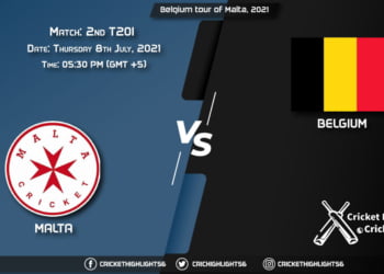 Belgium tour of Malta, 2021 Live Match 2nd T20I, MAL vs BEL LIVE Streaming for free, When, Where, How to Watch