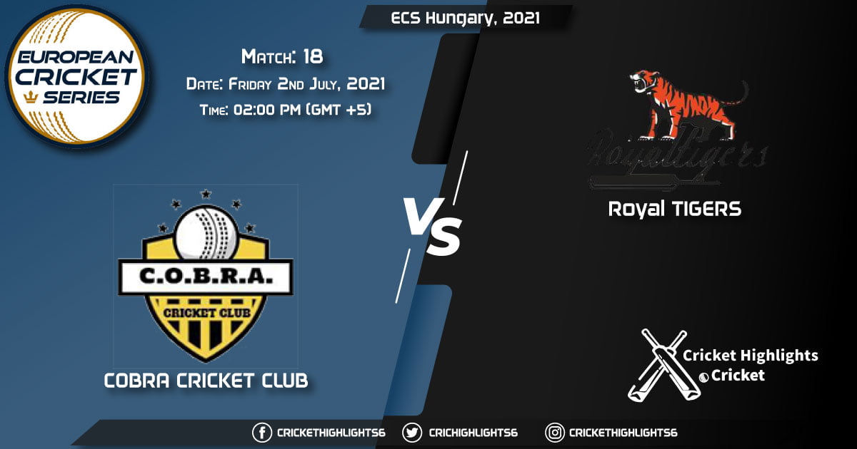 COB vs ROT, Live Scorecard, Match 18, July 2, 2021, Live Cricket Score, ECS Hungary, 2021
