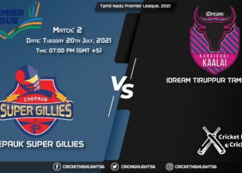 CSG vs ITT, Live Scorecard, Match 2, July 20, 2021, Live Cricket Score, Tamil Nadu Premier League, 2021