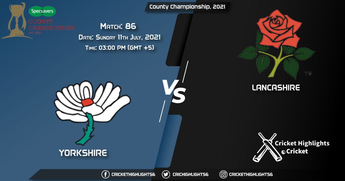 County Championship, 2021 Live Match 86, YOR vs LAN LIVE Streaming for free, When, Where, How to Watch