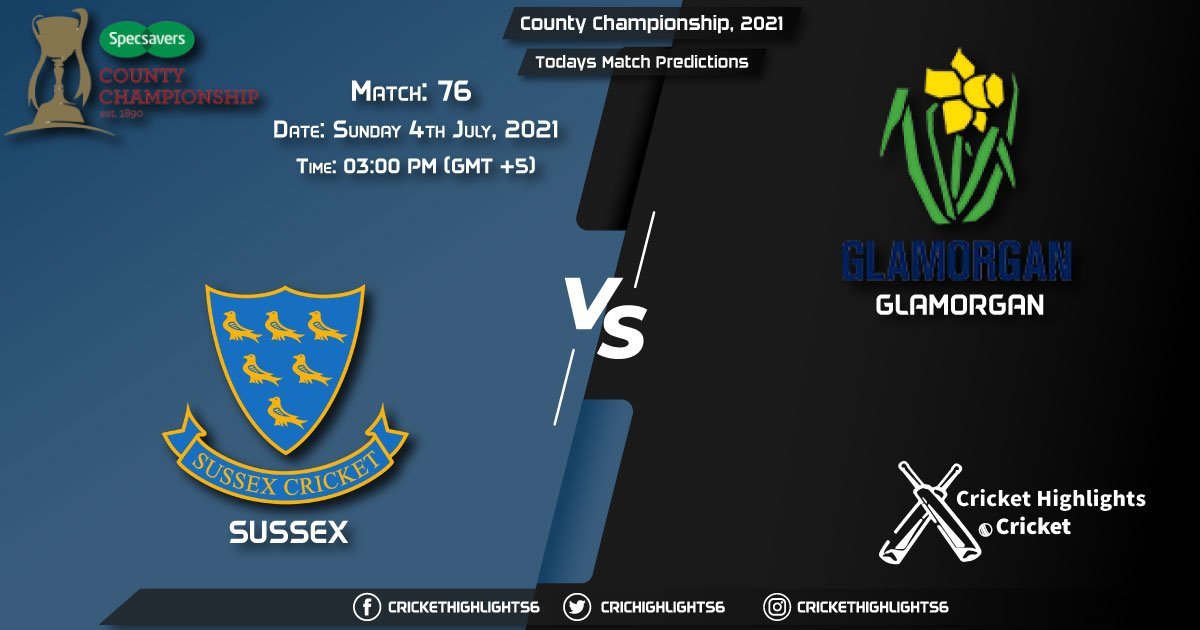 County Championship, 2021, Match 76 SUS vs GLA, Playing 11 & Today's Match Predictions