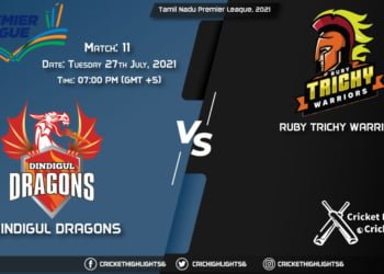 DD vs RTW, Live Scorecard, Match 11, July 27, 2021, Live Cricket Score, Tamil Nadu Premier League, 2021