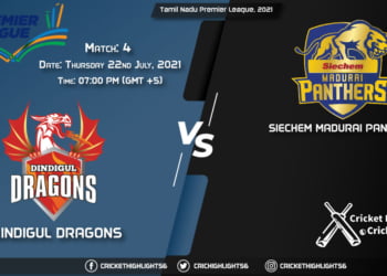 DD vs SMP, Live Scorecard, Match 4, July 22, 2021, Live Cricket Score, Tamil Nadu Premier League, 2021