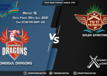 DD vs SS, Live Scorecard, Match 15, July 30 2021, Live Cricket Score, Tamil Nadu Premier League, 2021