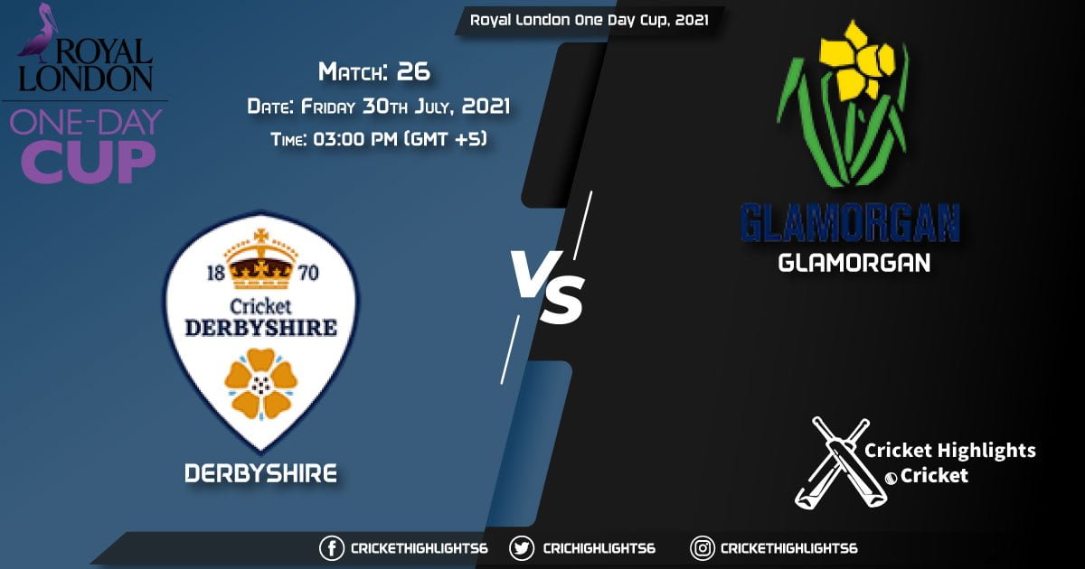 DER vs GLA, Live Scorecard, Match 26, July 30, 2021, Live Cricket Score, Royal London One-Day Cup, 2021