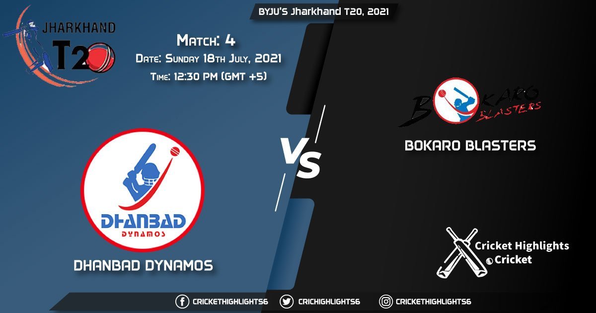 DHA vs BOK, Live Scorecard, Match 4, July 18, 2021, Live Cricket Score, BYJU'S Jharkhand T20, 2021