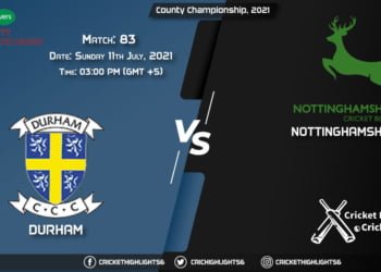 DUR vs NOT, Live Scorecard, Match 83, July 11, 2021, Live Cricket Score, County Championship, 2021