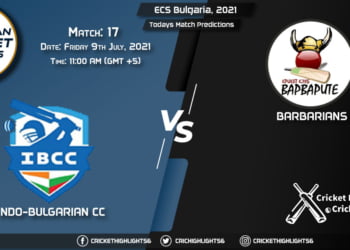 ECS Bulgaria, 2021, Match 17 INB vs BAR, Playing 11 & Today's Match Predictions