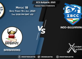 ECS Bulgaria, 2021, Match 18 BAR vs INB, Playing 11 & Today's Match Predictions
