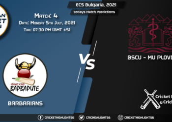 ECS Bulgaria, 2021, Match 4 BAR vs PLO, Playing 11 & Today's Match Predictions