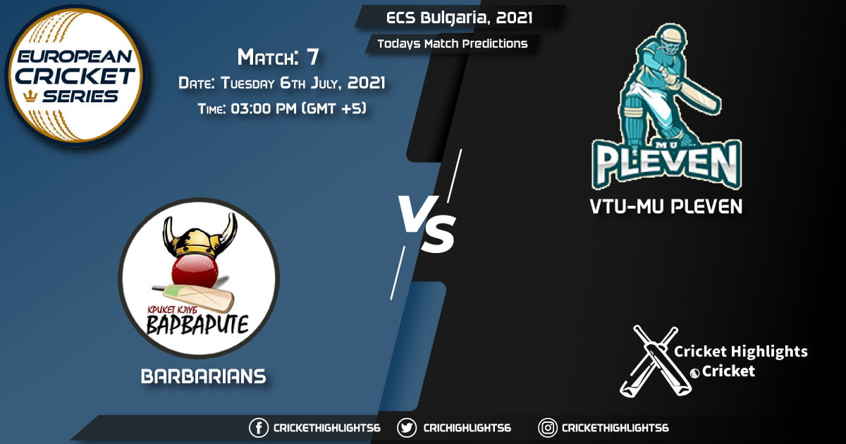 ECS Bulgaria, 2021, Match 7 BAR vs PLE, Playing 11 & Today's Match Predictions