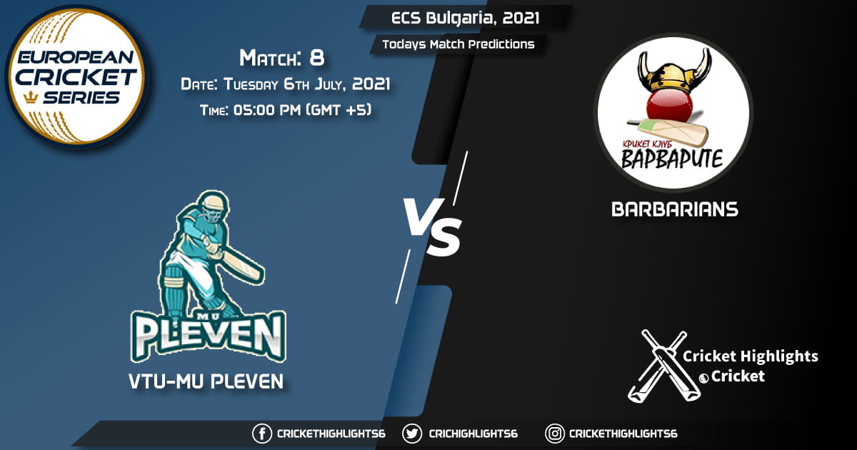 ECS Bulgaria, 2021, Match 8 PLE vs BAR, Playing 11 & Today's Match Predictions