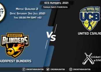 ECS Hungary, 2021, Match Qualifier 2 BUB vs UCB, Playing 11 & Today's Match Predictions