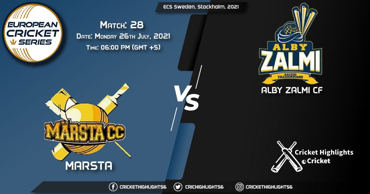 ECS Sweden, Stockholm, 2021, Match 28 MAR vs ALZ, Playing 11 & Today's Match Predictions