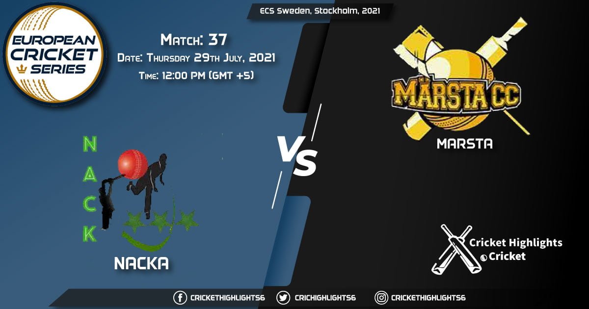 ECS Sweden, Stockholm, 2021, Match 37 NAC vs MAR, Playing 11 & Today's Match Predictions