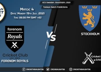 ECS Sweden, Stockholm, 2021, Match 4 FOR vs STO, Playing 11 & Today's Match Predictions