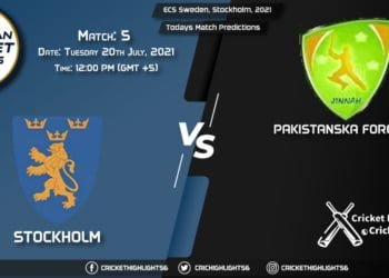 ECS Sweden, Stockholm, 2021, Match 5 STO vs PF, Playing 11 & Today's Match Predictions