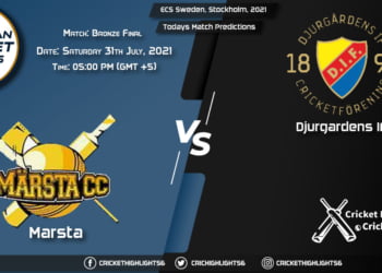 ECS Sweden, Stockholm, 2021, Match Bronze Final MAR vs DIF, Playing 11 & Today's Match Predictions