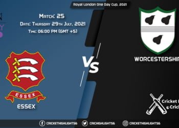 ESS vs WOR, Live Scorecard, Match 25, July 29, 2021, Live Cricket Score, Royal London One-Day Cup, 2021