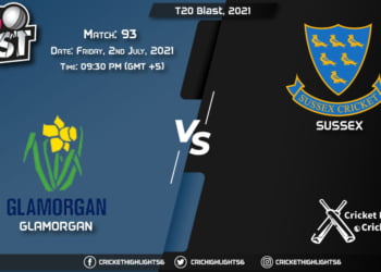 GLA vs SUS, Live Scorecard, Match 93, July 2, 2021, Live Cricket Score, T20 Blast, 2021