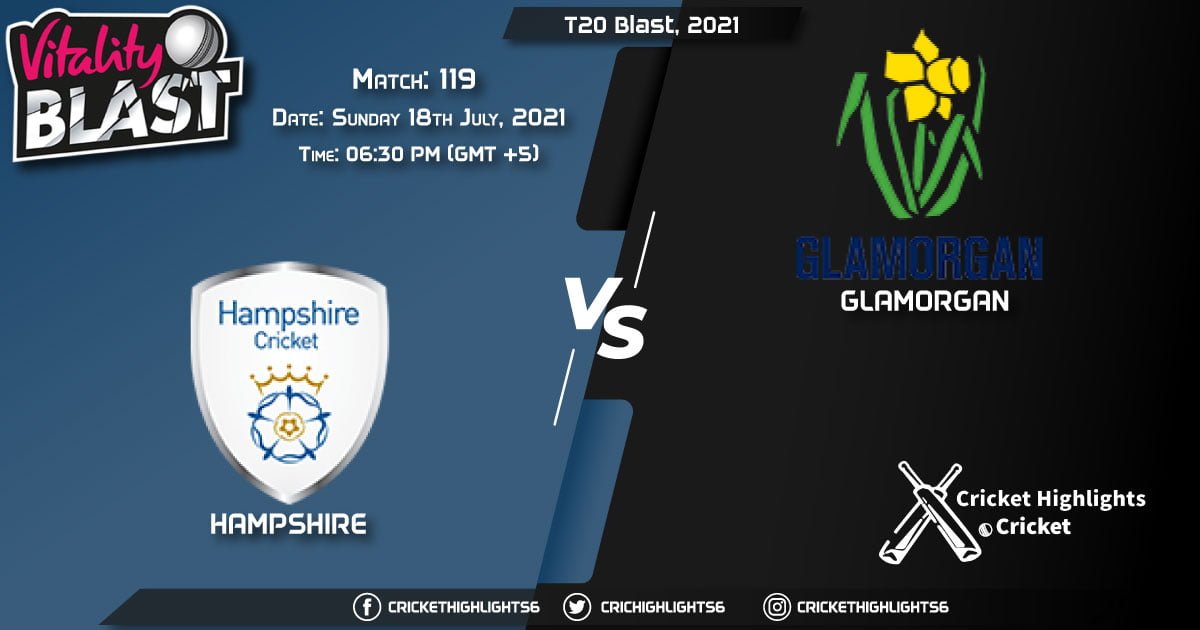 HAM vs GLA, Live Scorecard, Match 119, July 18, 2021, Live Cricket Score, T20 Blast, 2021