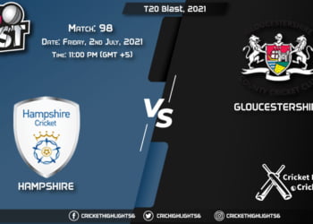 HAM vs GLO, Live Scorecard, Match 98, July 2, 2021, Live Cricket Score, T20 Blast, 2021