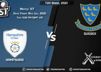HMA vs SUS Live Scorecard, Match 117, July 16, 2021, Live Cricket Score, T20 Blast, 2021
