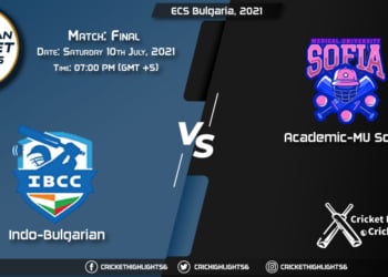 INB vs MUS, Live Scorecard, Match Final, July 10, 2021, Live Cricket Score, ECS Bulgaria, 2021