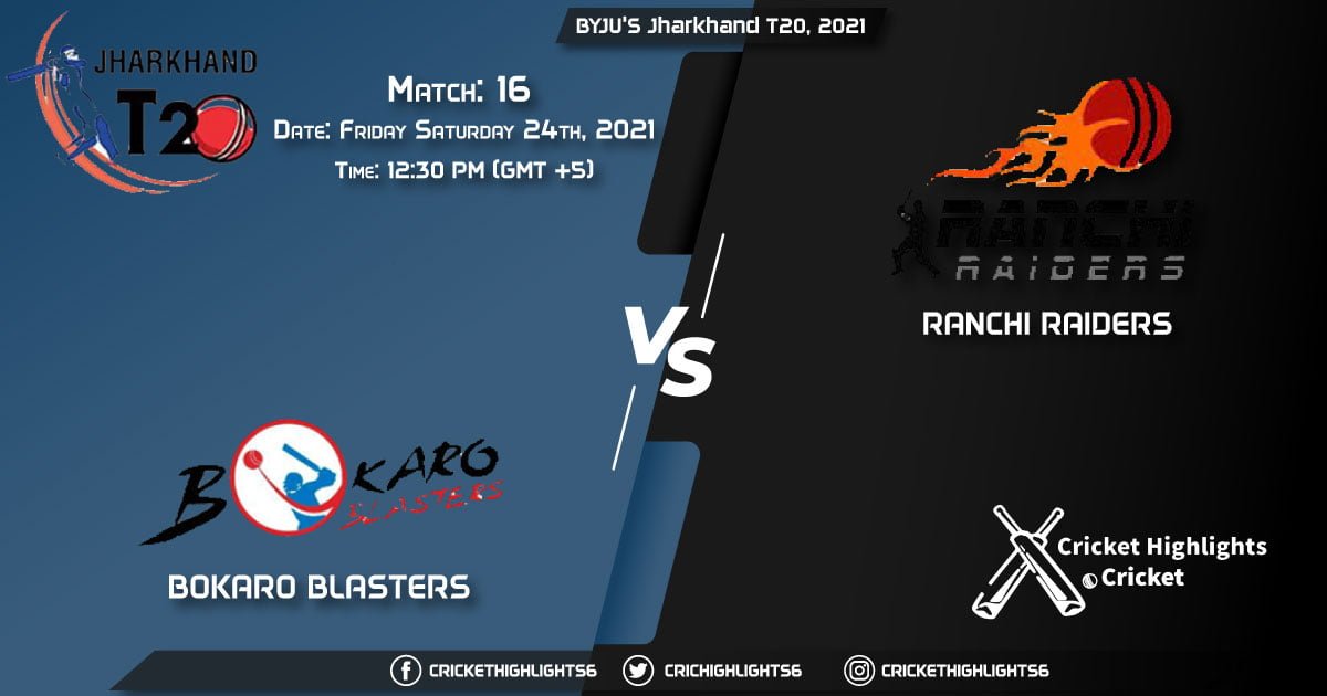 Jharkhand T20, 2021 Live Match 16, BOK vs RAN LIVE Streaming for free, When, Where, How to Watch