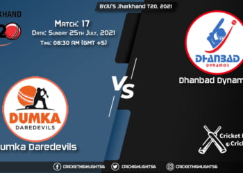 Jharkhand T20, 2021 Live Match 17, DUM vs DHA LIVE Streaming for free, When, Where, How to Watch