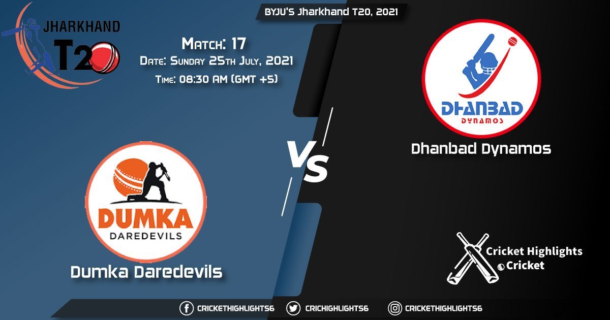 Jharkhand T20, 2021 Live Match 17, DUM vs DHA LIVE Streaming for free, When, Where, How to Watch