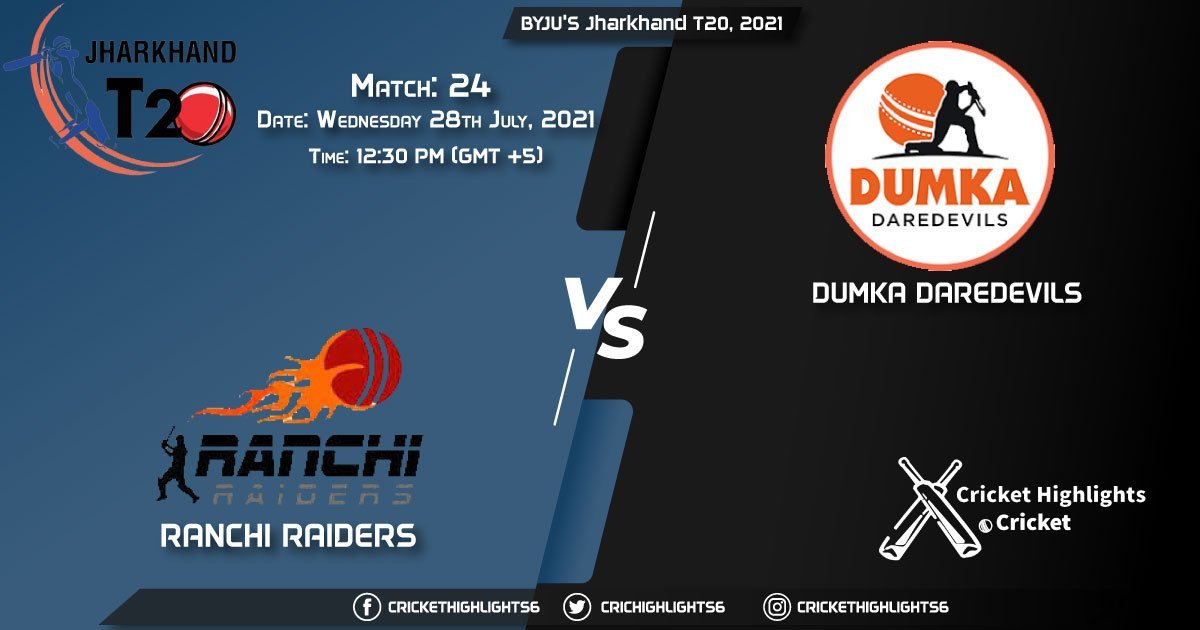 Jharkhand T20, 2021 Live Match 24, RAN vs DUM LIVE Streaming for free, When, Where, How to Watch