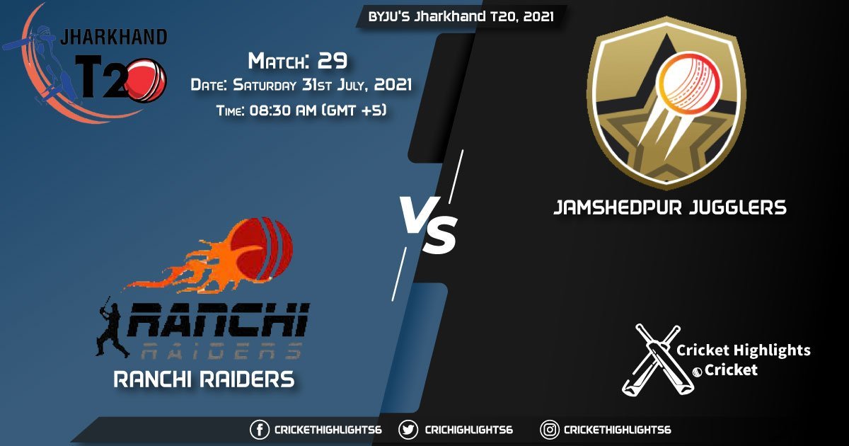 Jharkhand T20, 2021, Live Match 29, RAN vs JAM, LIVE Streaming for free, When, Where, How to Watch