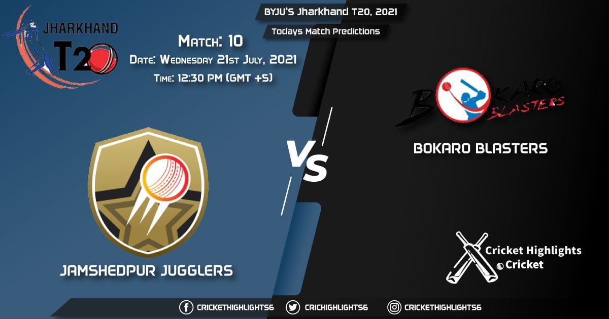 Jharkhand T20, 2021, Match 10 JAM vs BOK, Playing 11 & Today's Match Predictions