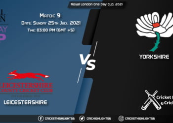LEI vs YOR, Live Scorecard, Match 9, July 25, 2021, Live Cricket Score, Royal London One-Day Cup, 2021