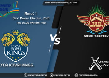 LKK vs SS, Live Scorecard, Match 1, July 19, 2021, Live Cricket Score, Tamil Nadu Premier League, 2021