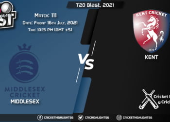 MID vs KET Live Scorecard, Match 111, July 16, 2021, Live Cricket Score, T20 Blast, 2021