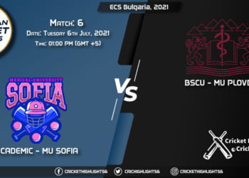 MUS vs PLO, Live Scorecard, Match 6, July 6, 2021, Live Cricket Score, ECS Bulgaria, 2021