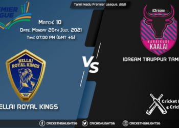 NRK vs ITT, Live Scorecard, Match 10, July 26, 2021, Live Cricket Score, Tamil Nadu Premier League, 2021