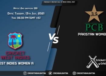Pakistan A Women tour of West Indies, 2021 Live Match 2nd unofficial ODI, WI-W-A vs PK-W-A LIVE Streaming for free, When, Where, How to Watch