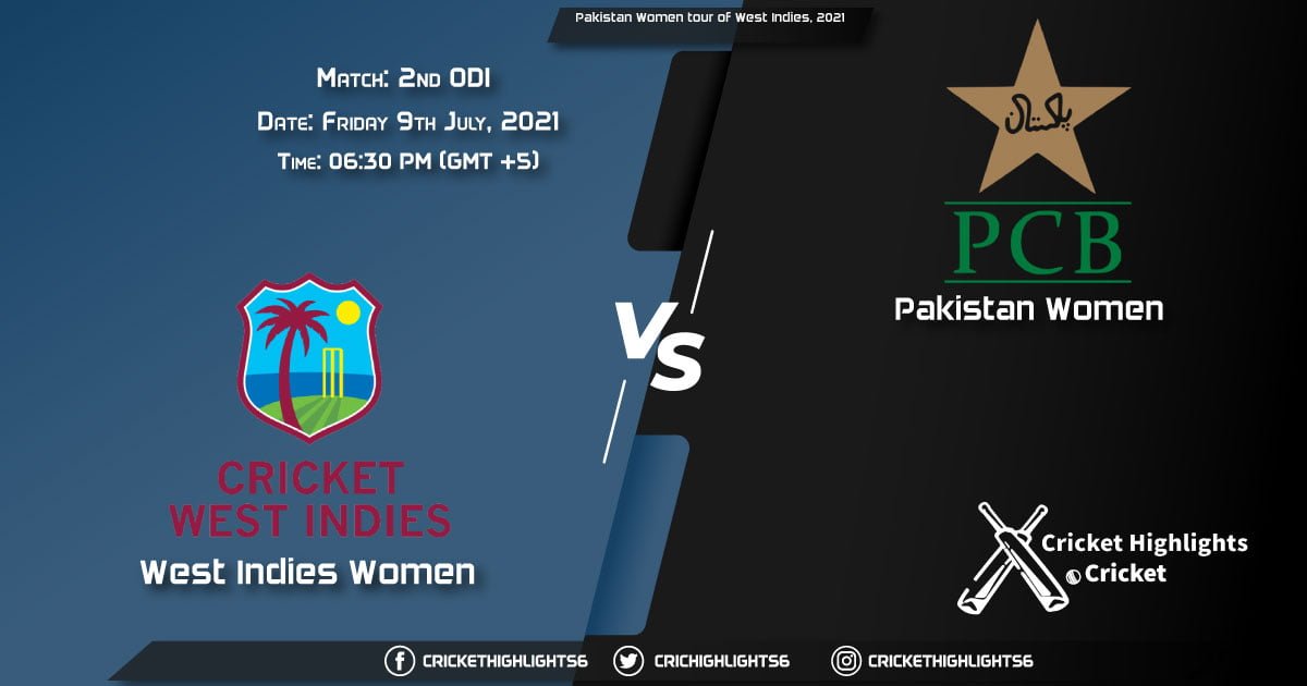 Pakistan Women tour of West Indies, 2021 Live Match 2nd ODI, WI-W vs PK-W LIVE Streaming for free, When, Where, How to Watch